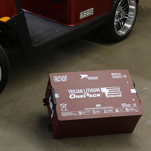 This is a picture of the best technology utilized for a golf cart battery.