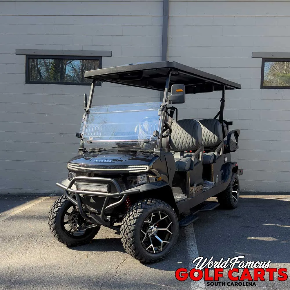 2026 Denago Rover XL6 (Lithium) Black - Golf Carts