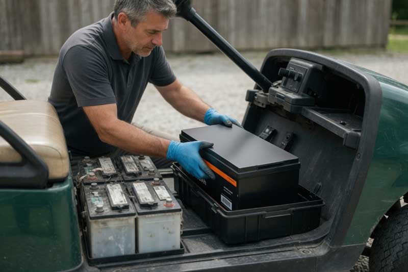 Lead Acid vs Lithium Cart Batteries