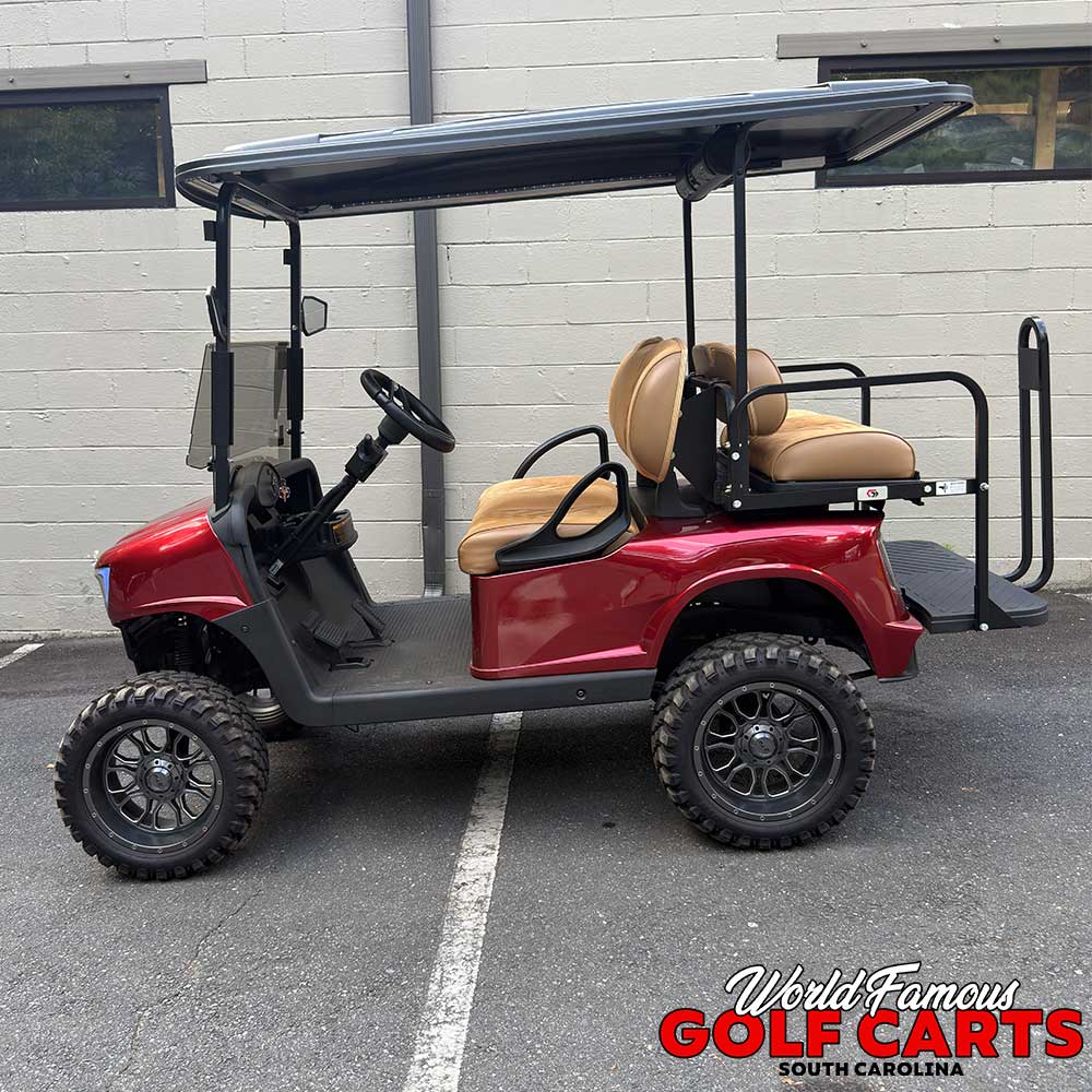 2020 EZGO RXV (gas EFI) Red - Image 3