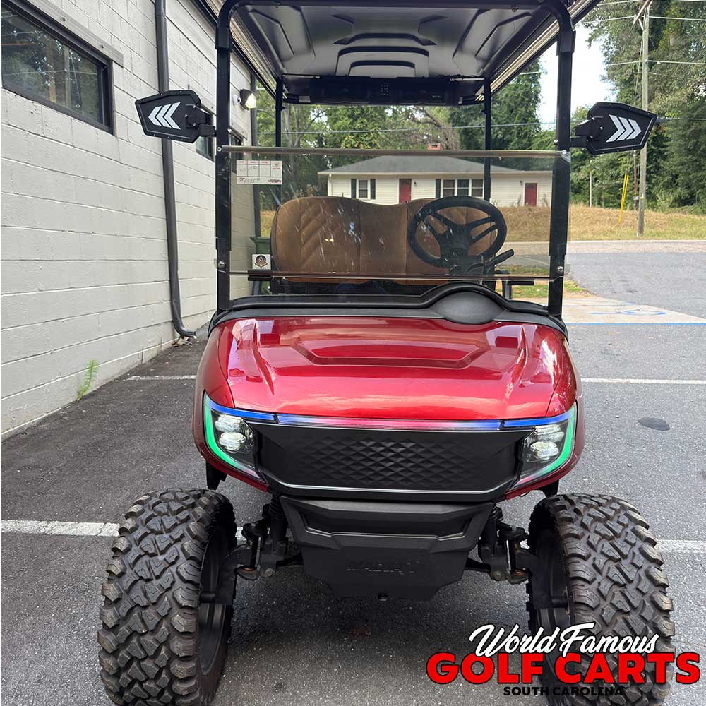 2020 EZGO RXV (gas EFI) Red - Image 2