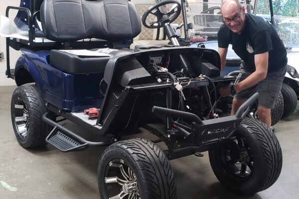 Mechanic-Repairing-Golf-Cart